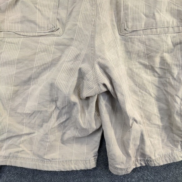 Lee Dungarees Men's Cargo Shorts Tan Size 38 100% Cotton Pockets Check Pattern - Picture 4 of 11